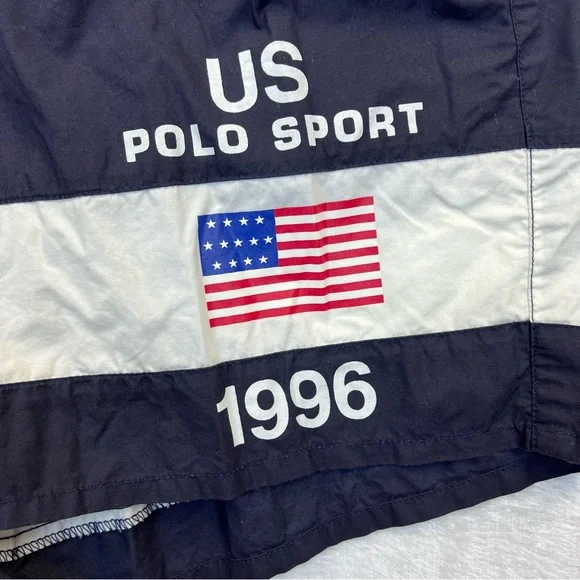 RARE Vintage 1996 Polo Sport Ralph Lauren Trunks Shorts Large